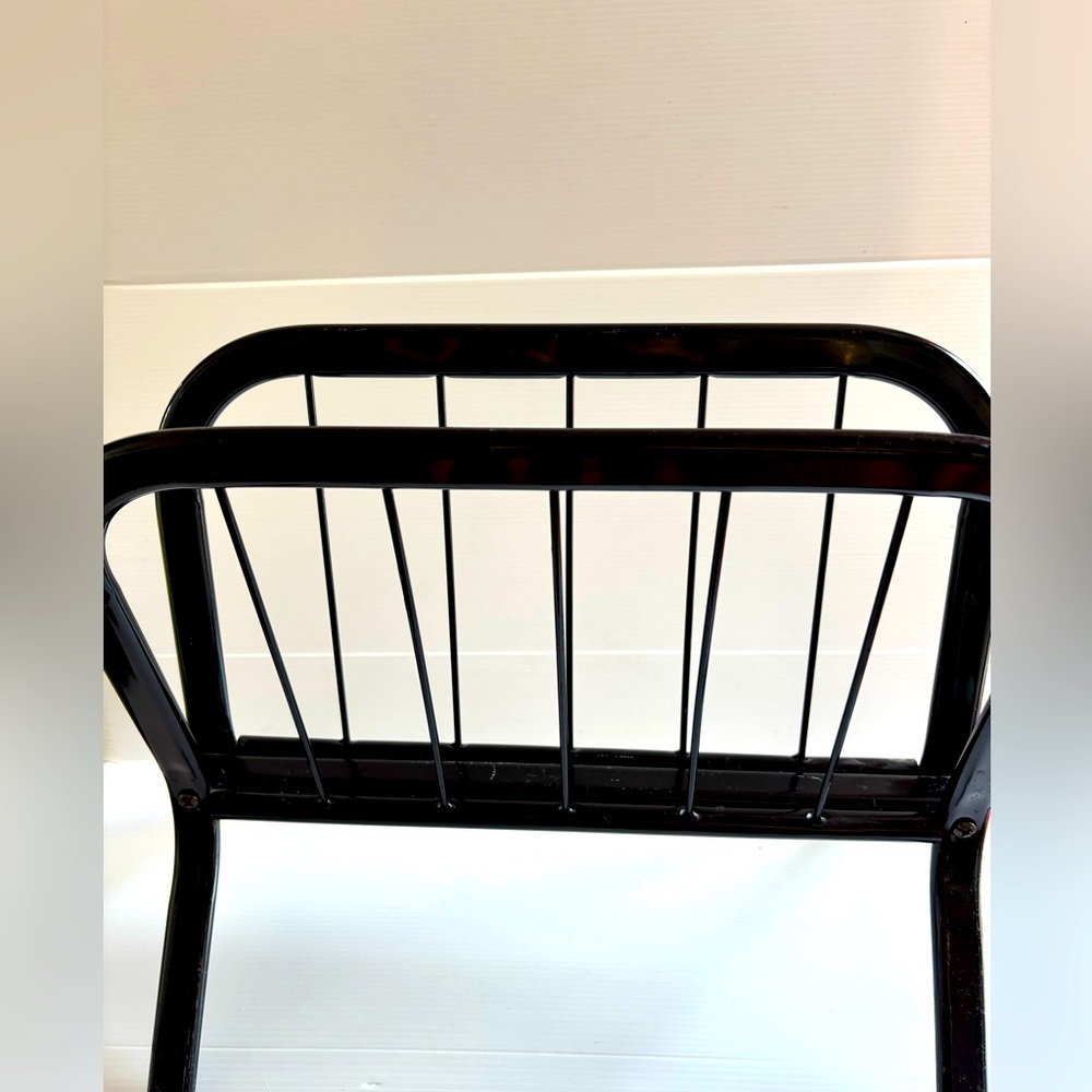 Vintage 1980s Vinyl Record Magazine Rack